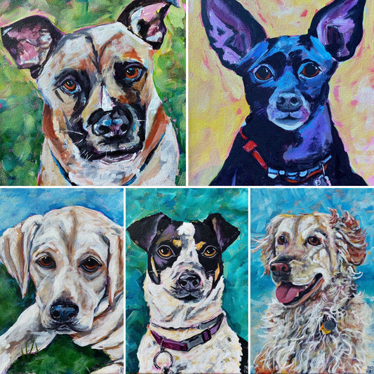 Handpainted Pet Portrait