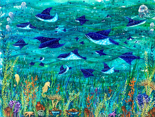 Gliding Through the Blue