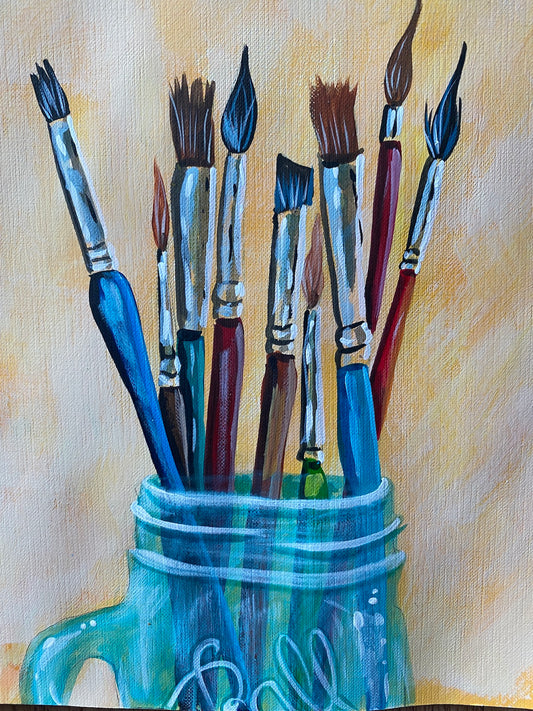 Some of my Favorite Things Acrylic Painting Class