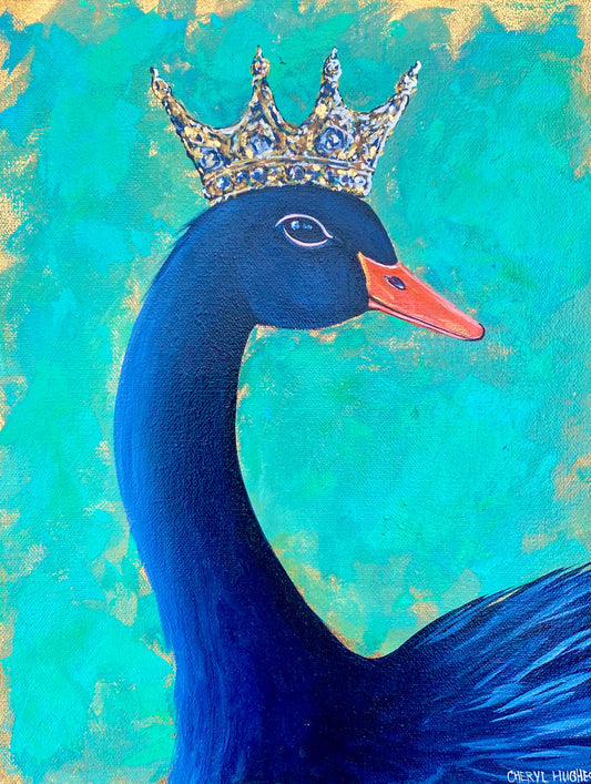 Gilded Grace in Black