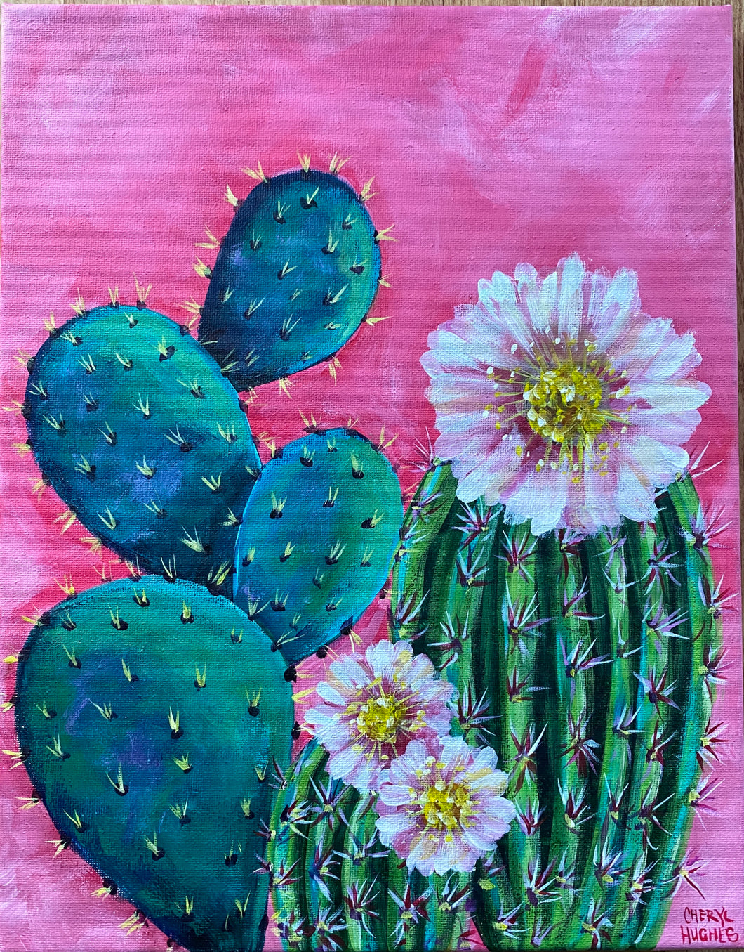 Desert in Bloom Acrylic Painting Class