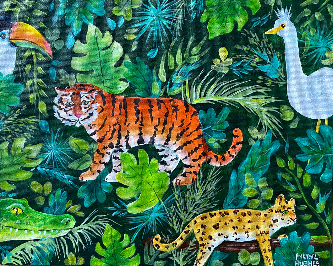 Jungle Critters Acrylic Painting Class