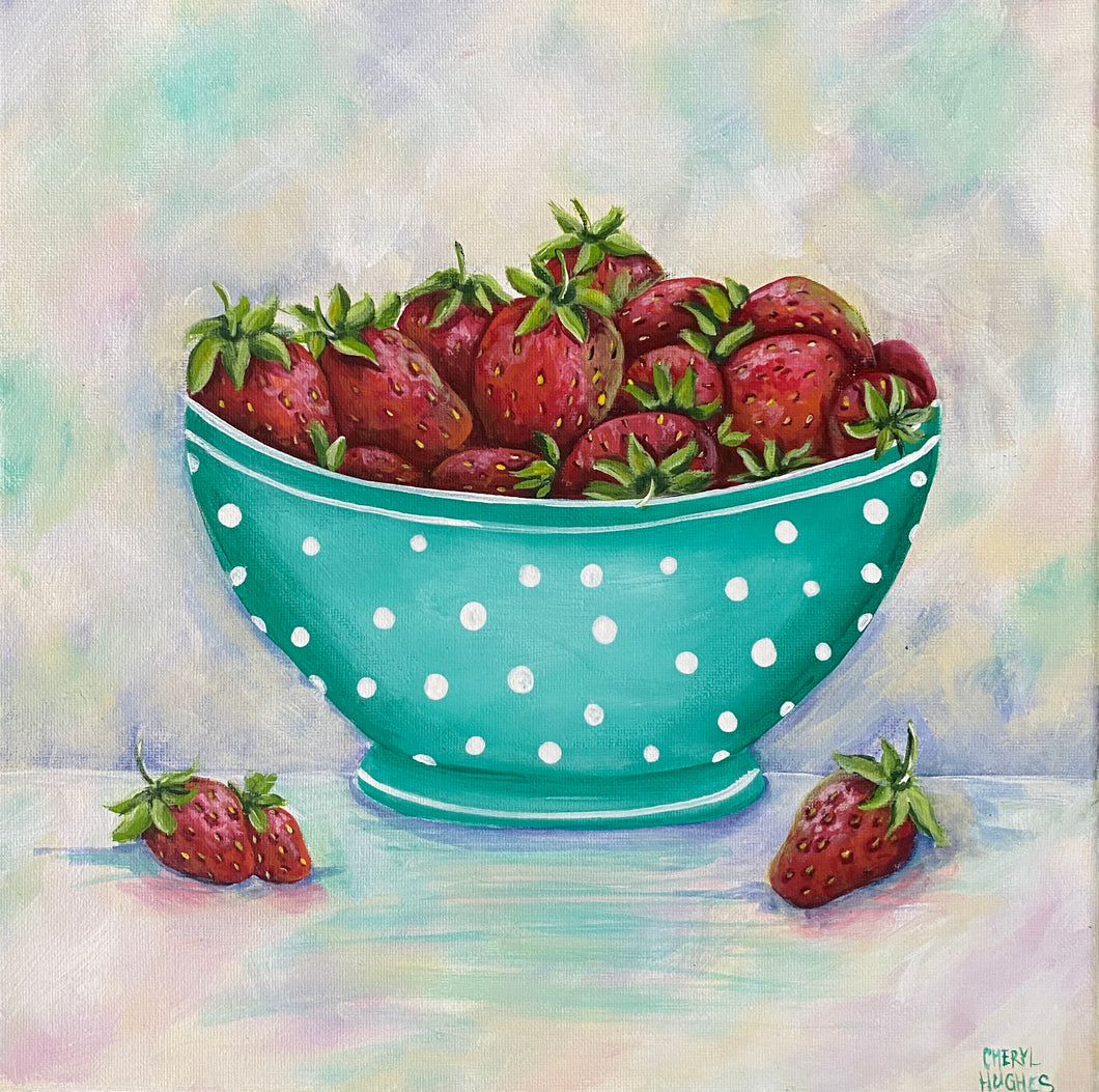 Berry Bowl Acrylic Painting Class