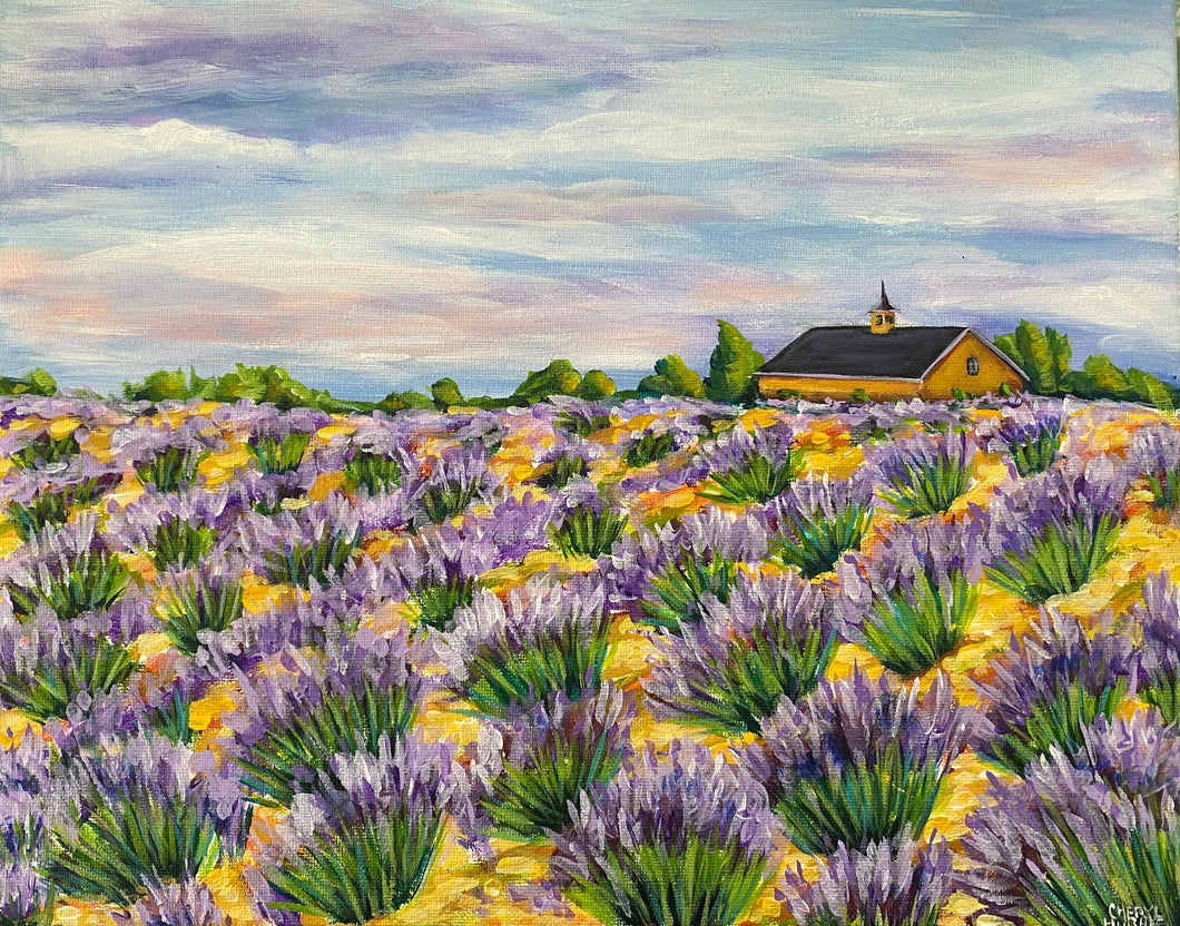 Lavender Dreams Acrylic Painting Class