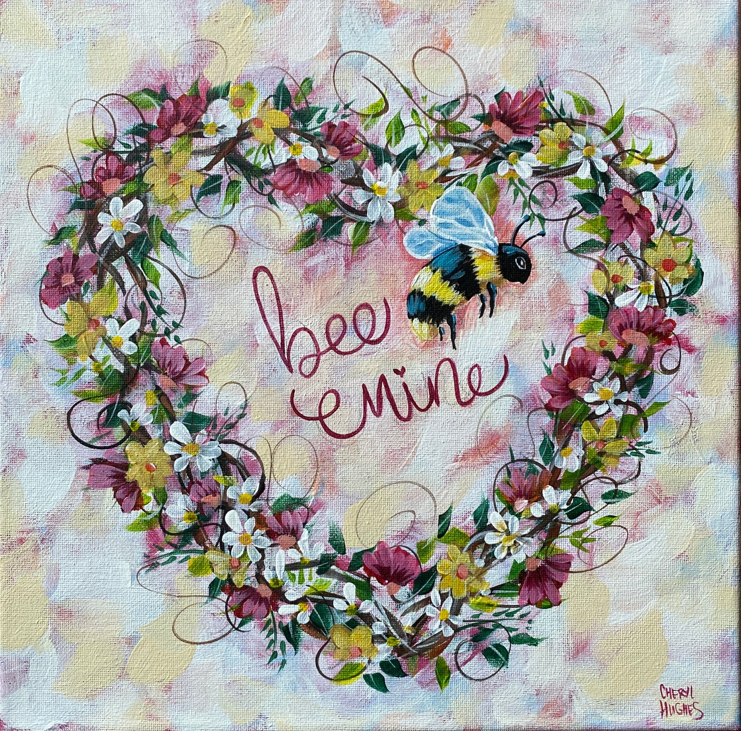 Bee Mine Paint Acrylic Painting Class
