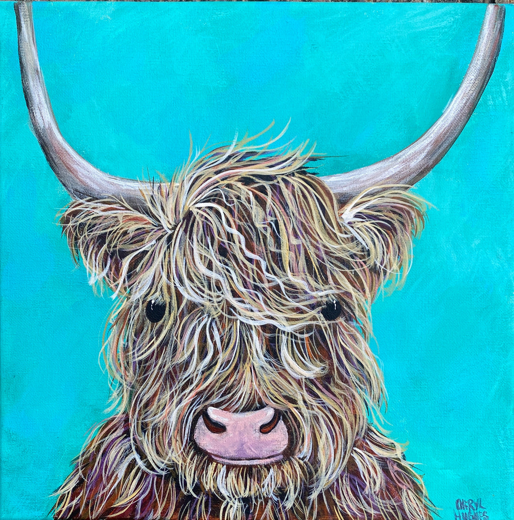 Highland Cow Acrylic Painting Class
